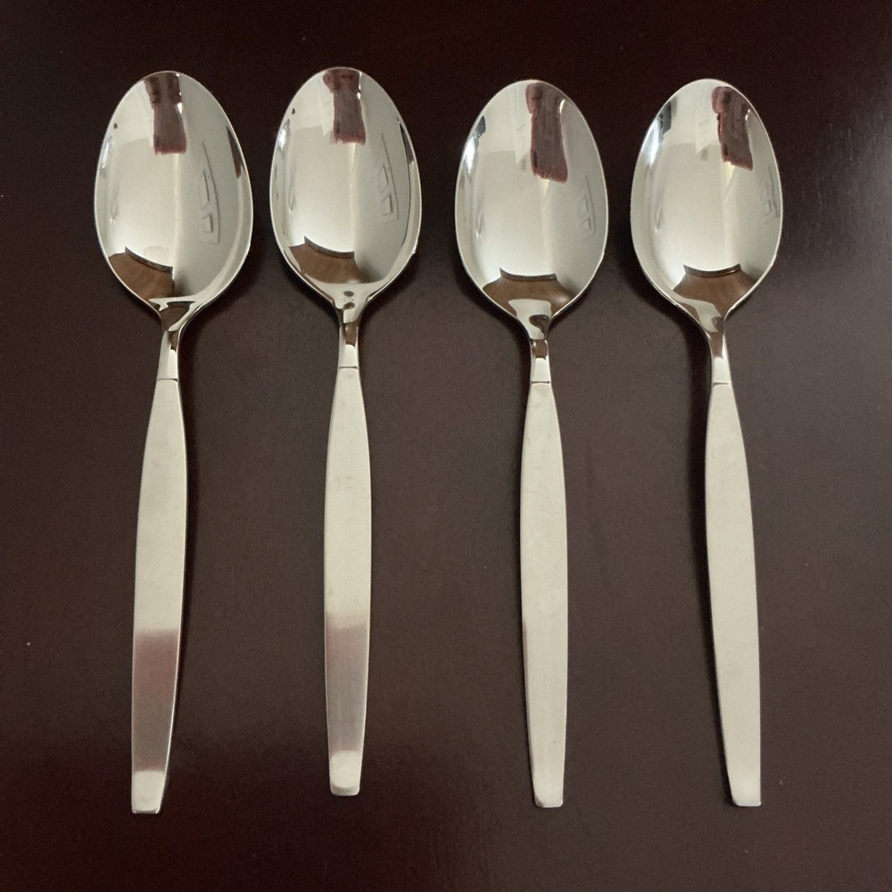 Oneida Community Stainless Frostfire Tablespoons 4